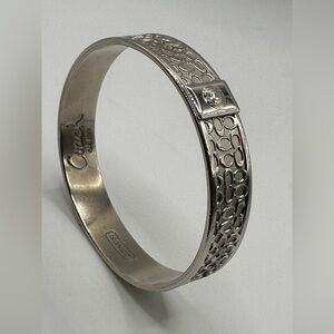 Coach Silver Signature C Bracelet